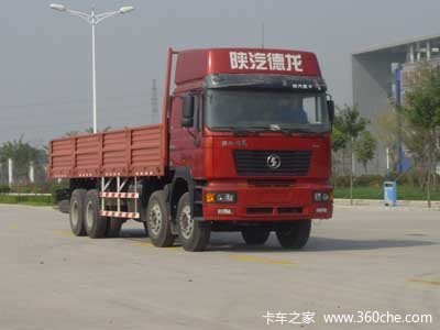 陕汽 德龙F2000重卡 385马力 8X4 9.3米栏板载货车(标准版)