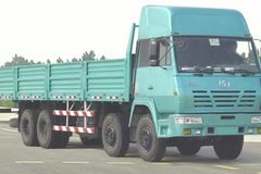 陕汽 奥龙重卡 300马力 8X4 7.7米栏板载货车(中长高顶)(SX1315TN306)
