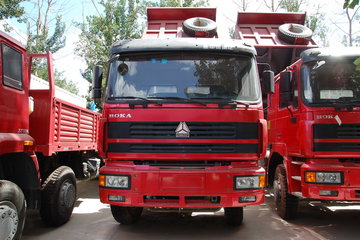 中国重汽 HOKA重卡 375马力 6X4 6.2米自卸车(ZZ3253N4441C1)