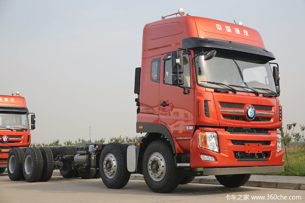 重汽王牌 W5B-H重卡 310马力 8X4 9.6米仓栅式载货车(435后桥)(CDW5310CCYA1T4J)