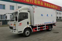 中国重汽 豪沃 115马力 4X2 冷藏车(绿叶牌)(JYJ5047XLC)