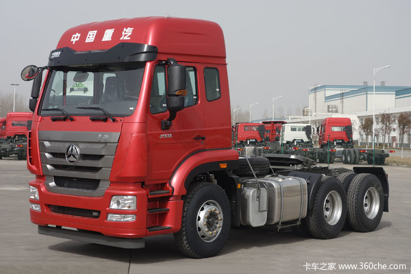 中国重汽 豪瀚J5G重卡 350马力 6X4牵引车(ZZ4255N3243E1)