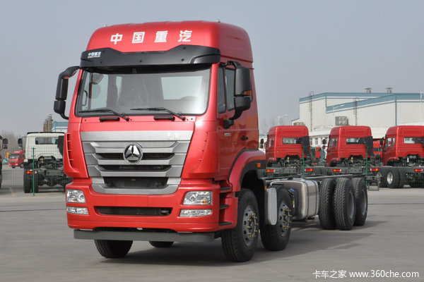 中国重汽 豪瀚J7B重卡 310马力 8X4载货车底盘(ZZ1315N4663E1)