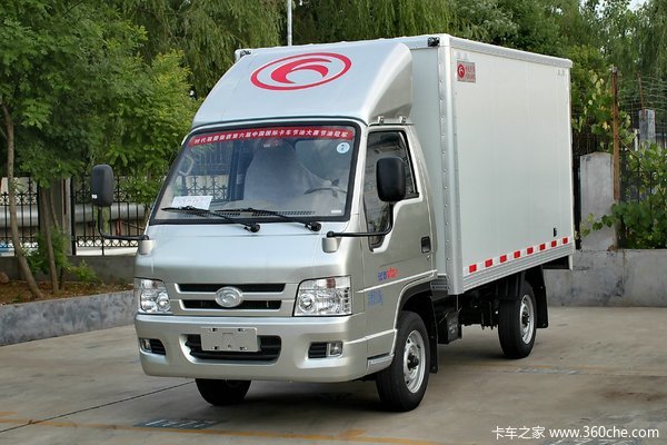 福田时代 驭菱vq2 1.5l 112马力 汽油 单排厢式微卡(bj5036xxy-n7)
