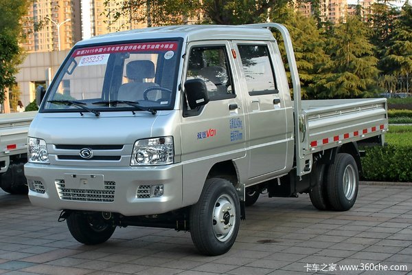 福田时代 驭菱VQ1 1.5L 112马力 汽油 2.5米双排栏板微卡(后双胎)(BJ1030V4AL4-D6)