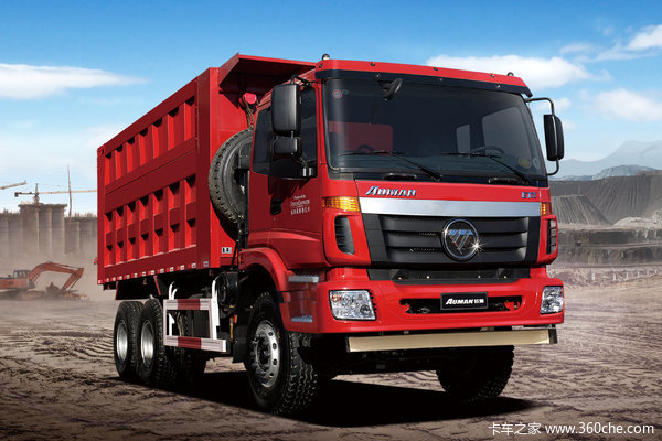 福田 欧曼ETX 9系重卡 350马力 6X4 5.4米自卸车(矿用工程)(BJ3253DLPKB-XK)