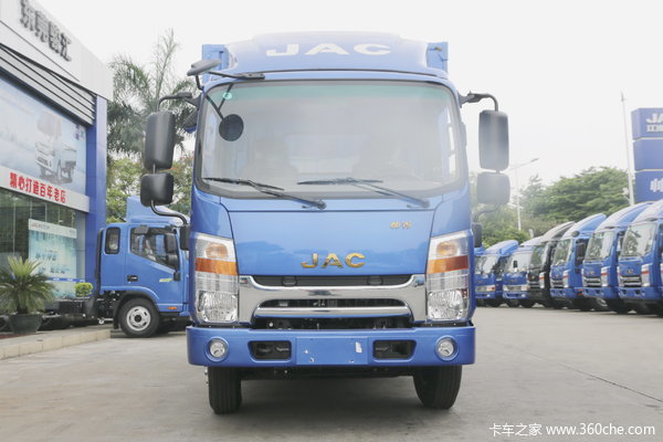 江淮 帅铃K340 130马力 3.8米排半厢式售货车(HFC5041XSHP73K4C3V)