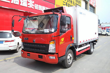中国重汽HOWO 统帅 148马力 4X2 冷藏车(ZZ5047XLCF341CE145)