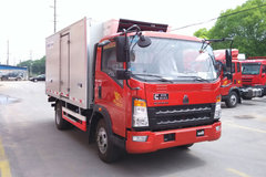 中国重汽HOWO 统帅 154马力 4X2 4.1米冷藏车(ZZ5047XLCF341CE145)