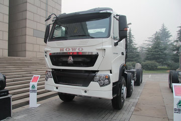 中国重汽 HOWO-T7H重卡 400马力 8X4 混凝土搅拌车(底盘)(ZZ1317N366MD1)