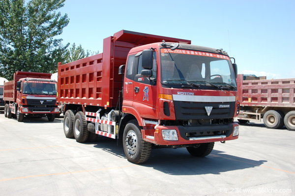 福田 欧曼ETX 9系重卡 336马力 6X4 5.4米自卸车(BJ3251DLPJB-S5)