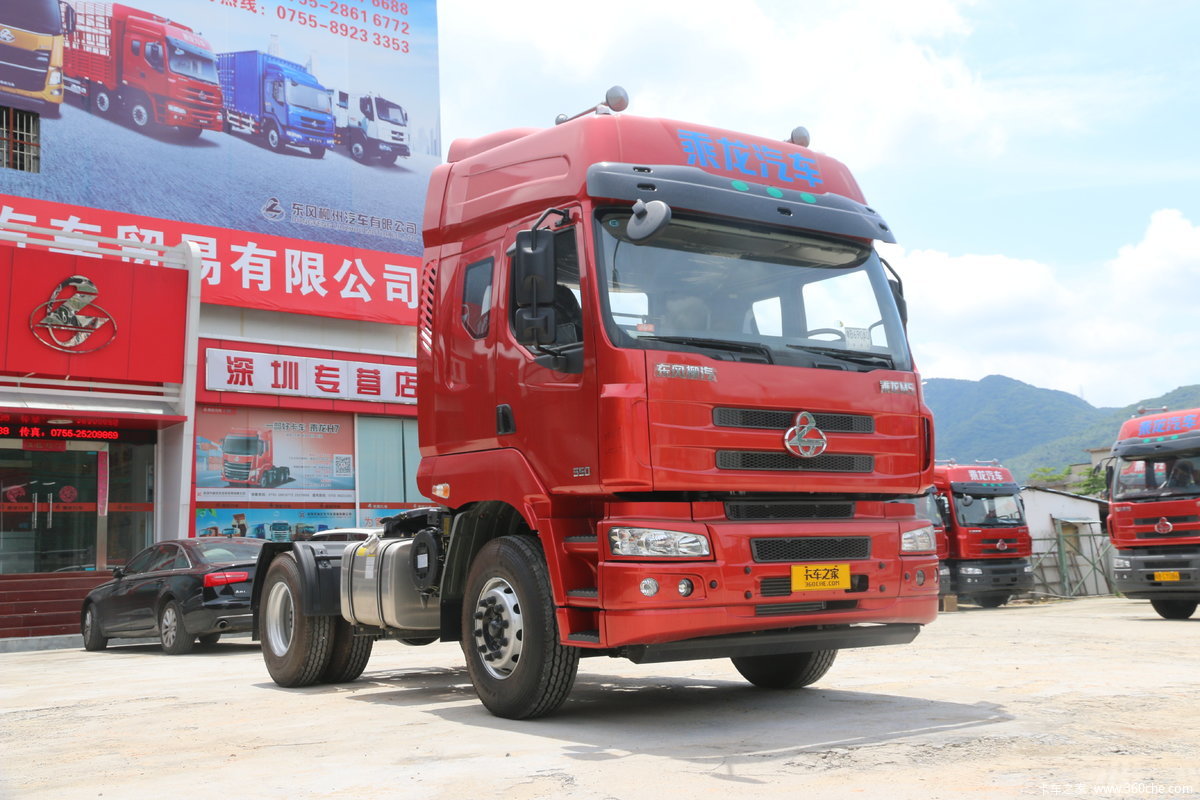 【图】东风柳汽 乘龙m5重卡 350马力 4x2港口牵引车(lz4180m5aa)_实拍