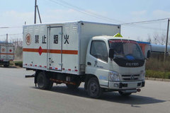福田 奥铃CTX 154马力 4X2 易燃气体厢式运输车(BJ5109XRQ-FA)