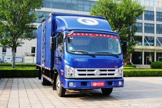 福田时代康瑞h3110马力415米单排厢式轻卡bj5043xxyj7报价