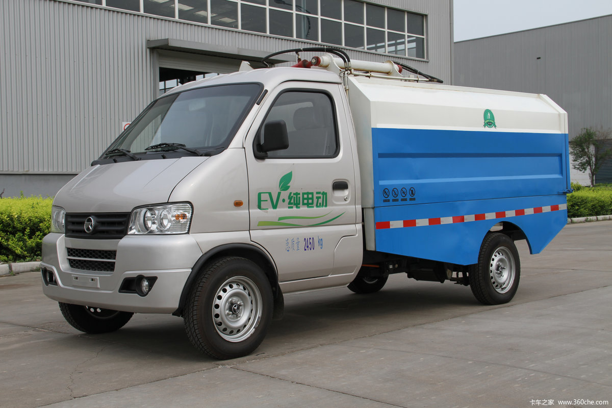 凯马 W01 3.5T 4X2 单排纯电动自动装卸垃圾车