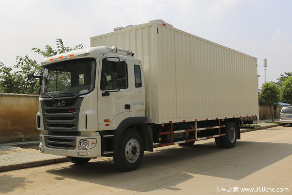 江淮 格尔发A5L中卡 170马力 4X2 7.8米厢式载货车(HFC5181XXYP3K1A57S6V)