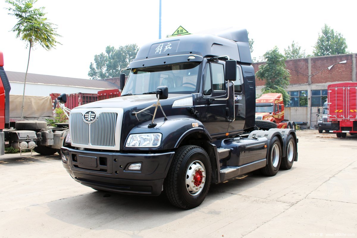 【图】一汽柳特 新安捷l5r重卡 350马力 6x4危险品长头牵引车(ca4256