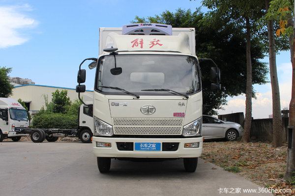 解放 J6F 150马力 4X2 3.77米冷藏车(CA5041XLCP40K59L2E6A84)