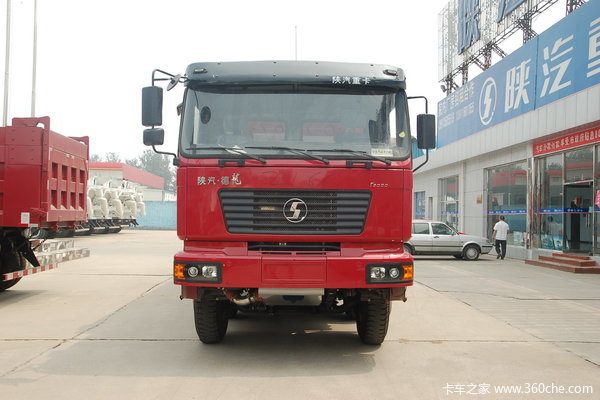 陕汽 德龙F2000重卡 340马力 8X4 9.3米仓栅式载货车(加长高顶)(SX5245CLXYNR456)