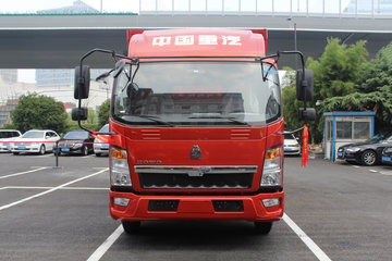 中国重汽HOWO 悍将 物流版 170马力 4.85米排半仓栅式载货车(ZZ5107CCYG421CE1)