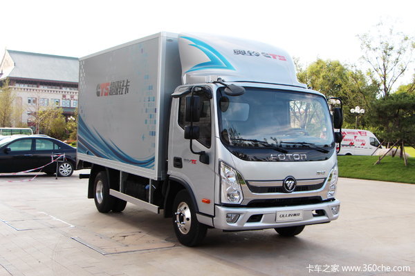 福田奥铃cts156马力414米单排厢式轻卡