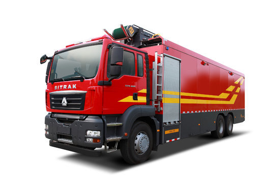 中国重汽 汕德卡SITRAK C7H重卡 400马力 6X4消防车底盘(ZZ5356V524ME1)