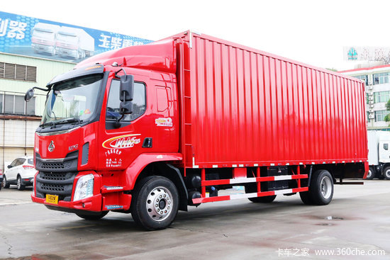 东风柳汽新乘龙m3中卡220马力4x298米厢式载货车lz5185xxym3ab