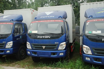 福田 奥铃 超越 140马力 4X2 6.8米排半厢式载货车(BJ5121VHCFK-S) 卡车图片