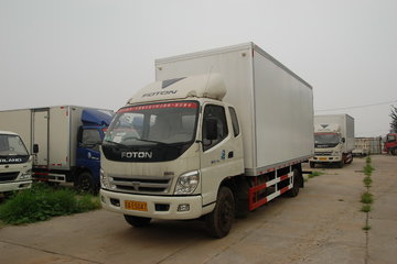 福田 奥铃捷运中卡 140马力 6.75米排半厢式载货车(BJ5121VHCFK-S) 卡车图片
