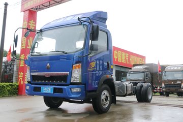 中国重汽HOWO 悍将 143马力 4.15米单排厢式轻卡底盘(ZZ5047XXYF3315E145)