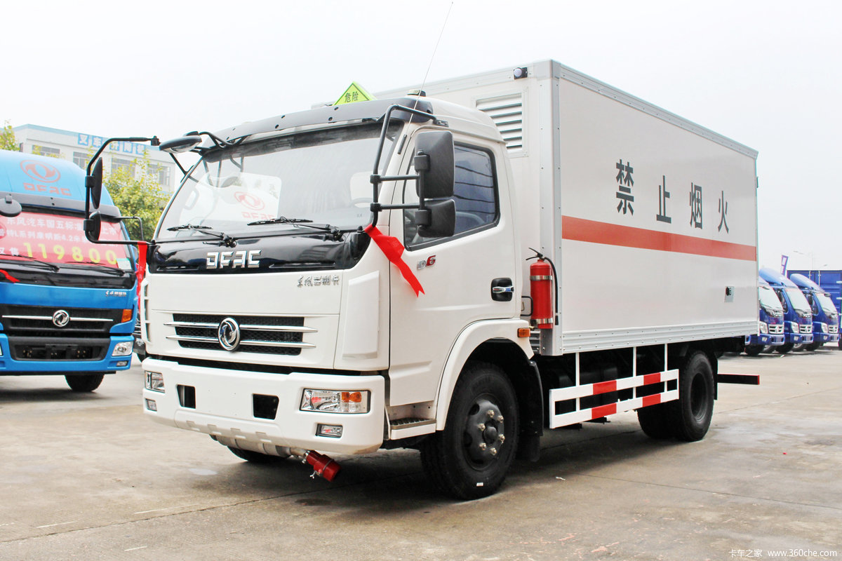 东风 多利卡D6-S 锐能版 140马力 4X2 4.23米易燃气体厢式运输车(国六)