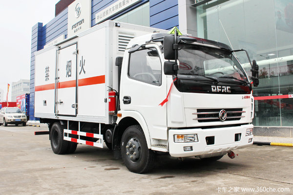 东风 多利卡D6-N 锐能版 160马力 4X2 4.09米杂项危险物品厢式运输车(国六)(EQ5075XZW5CDFACWXP)