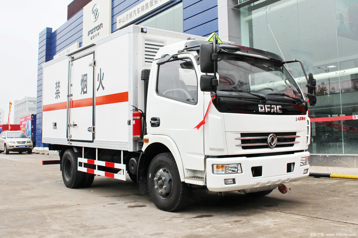 东风 多利卡D6-L 锐能版 140马力 4X2 4.17米AMT自动挡易燃气体厢式运输车(国六)
