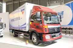 福田 欧马可5系中卡 高效版 170马力 4X2 6.75米排半厢式载货车(BJ5169XXY-F2)