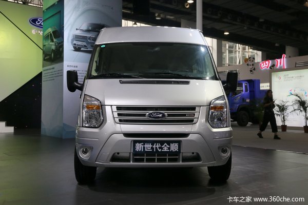 江铃汽车 新世代全顺 2021款 140马力 3座 2.2T自动 Pro加长轴高顶后双胎封闭厢式货车(国六)