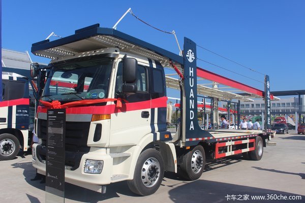 福田 欧曼ETX 6系重卡 270马力 6X2 中置轴车辆运输车