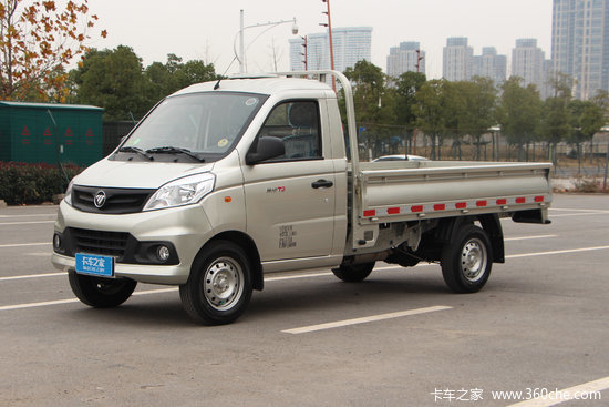 福田伽途t3舒适型13l87马力汽油28米单排栏板微卡bj1036v5jv5d1