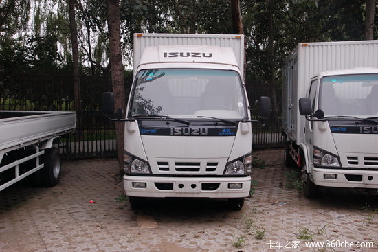 庆铃 五十铃600p 130马力 3.6米单排厢式轻卡