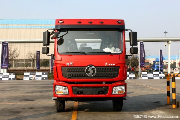 陕汽重卡 德龙L3000 200马力 4X2 6.75米排半栏板载货车(SX1180LA12)