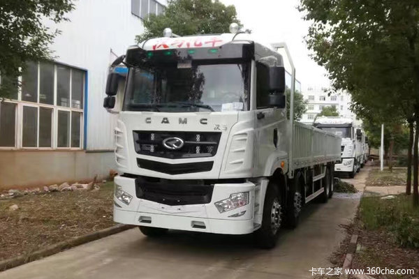 华菱 汉马 345马力 8X4 9.6米栏板载货车(HN1310X34D6M5)