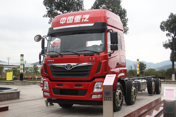 中国重汽 豪曼H5重卡 310马力 8X2 9.6米厢式载货车(ZZ5318XXYKM0EK0)