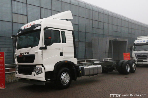 中国重汽 HOWO T5G重卡 340马力 4X2 中置轴载货车(ZZ5177XXYM601GE1)