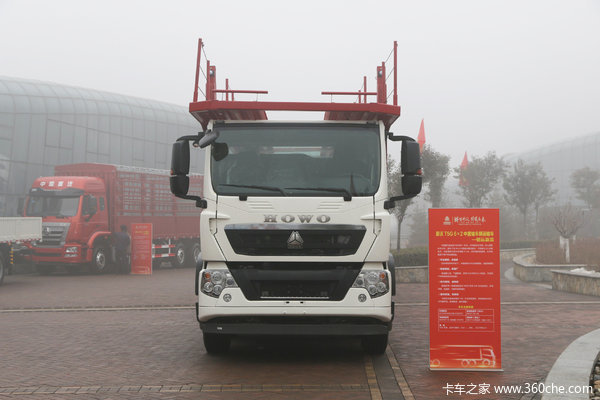 中国重汽 HOWO T5G重卡 340马力 6X2 中置轴轿运车(ZZ1247N45CGE1K/N7D7)