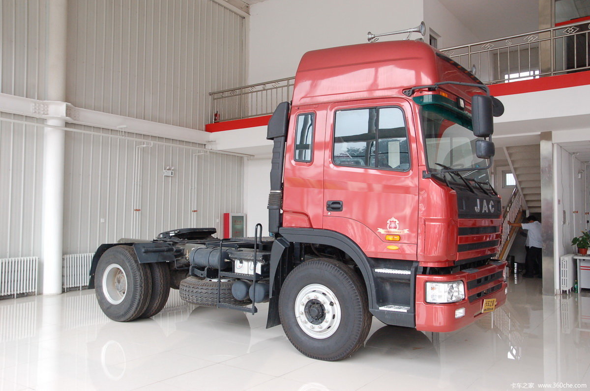 【图】江淮 格尔发a3系列重卡 290马力 4x2 牵引车(高顶双卧)(hfc4180