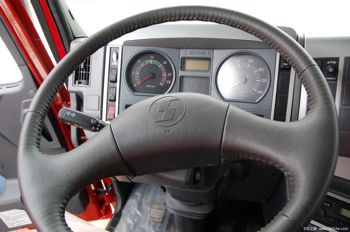 【图】陕汽 德龙f2000重卡 336马力 6x2 牵引车(加长高顶)(加强型)