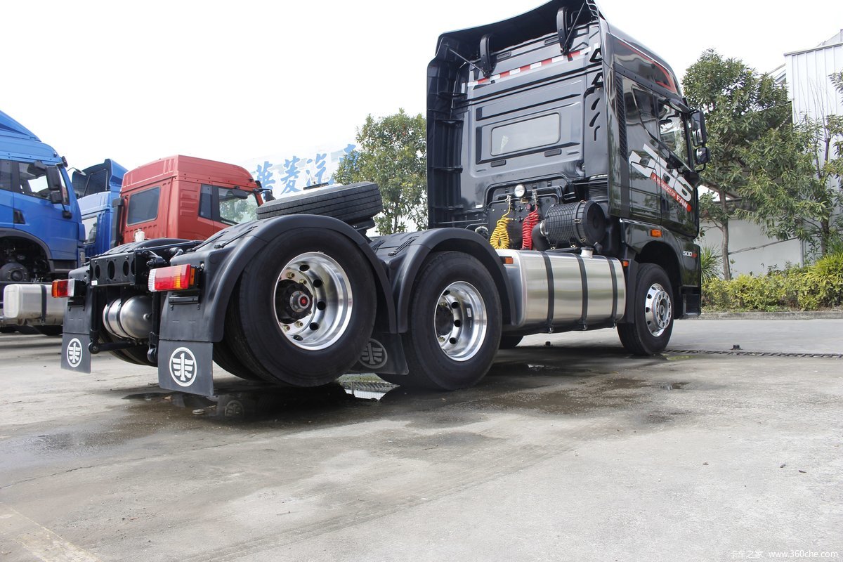 【图】青岛解放 jh6重卡 500马力 6x2r牵引车(ca4250p25k24t2e5)_实拍