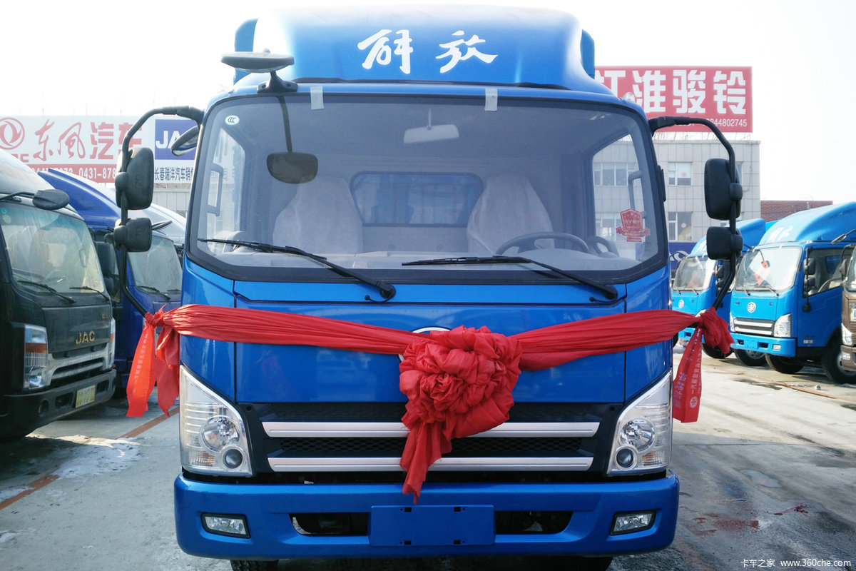 解放 虎V 95马力 4.21米单排仓栅式载货车(潍柴)