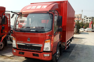 中国重汽HOWO 悍将 143马力 4.15米单排厢式轻卡(ZZ5047XXYF3315E145)图片