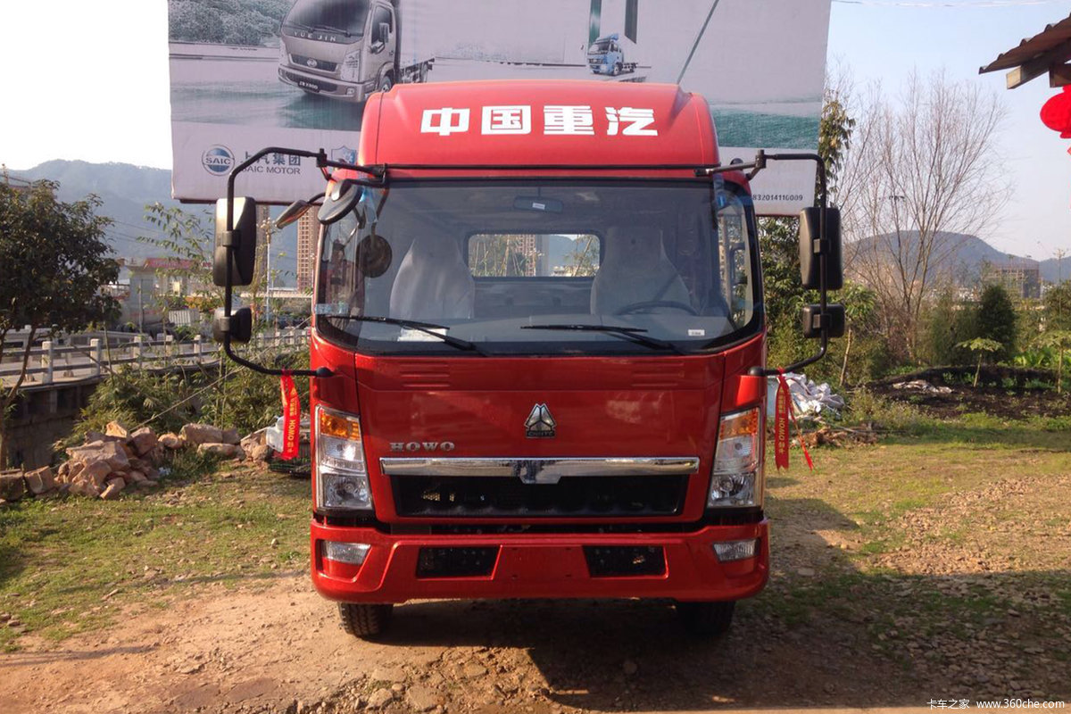 中国重汽HOWO 悍将 科技版 经典款 116马力 3.65米单排栏板轻卡