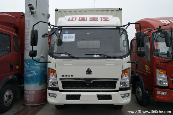 中国重汽HOWO 悍将 170马力 4.15米单排仓栅式轻卡(ZZ5047CCYG3314E143)